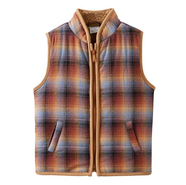 Milky Fitzroy Check Vest